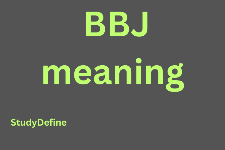 BBJ meaning