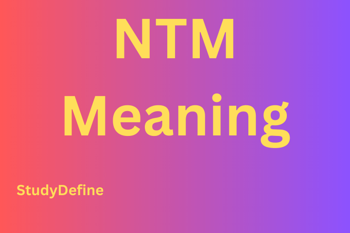 ntm meaning