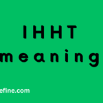 IHHT meaning